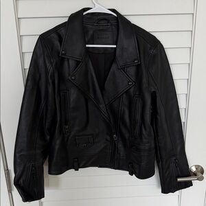 Blank NYC Classic Black Leather Jacket